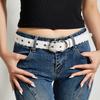 New Korean version ins style white lace belt women's versatile decorative skirt niche design belt spot trend