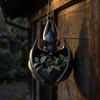 3D Printing Gothic Style Bat Hanging Planter Creative Whimsical Hanging  Planter Black Plastic Bat Wing Flowerpot