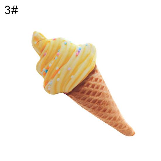 Simulation 3D Ice Cream Doll Plush Stuffed Soft Cushion Sofa Bedding Decoration