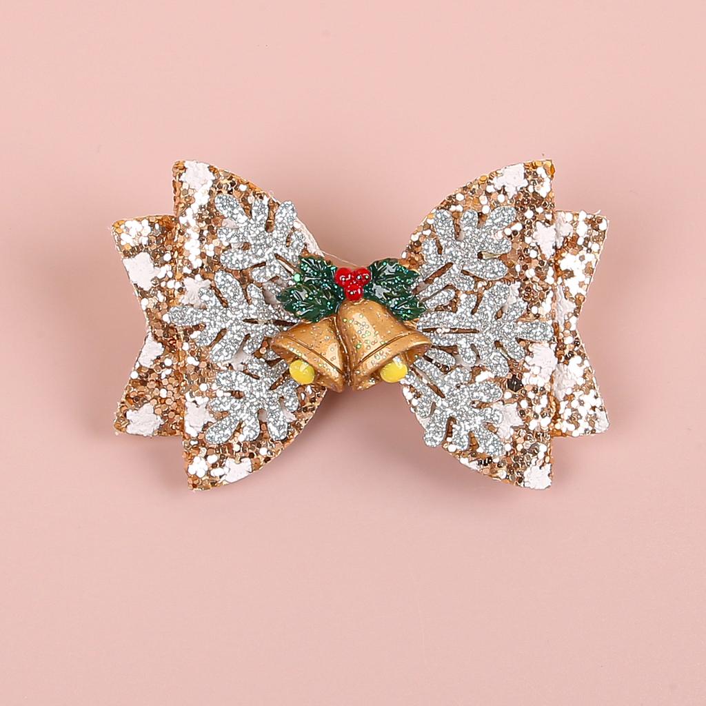 1/4pcs Christmas Hair Bows Hair Clip For Cute Girls Kids Hairpin Barrettes Headwear Children Christmas Party Hair Accessories