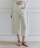 MICANE Lesha Frill Wide Capri Pants