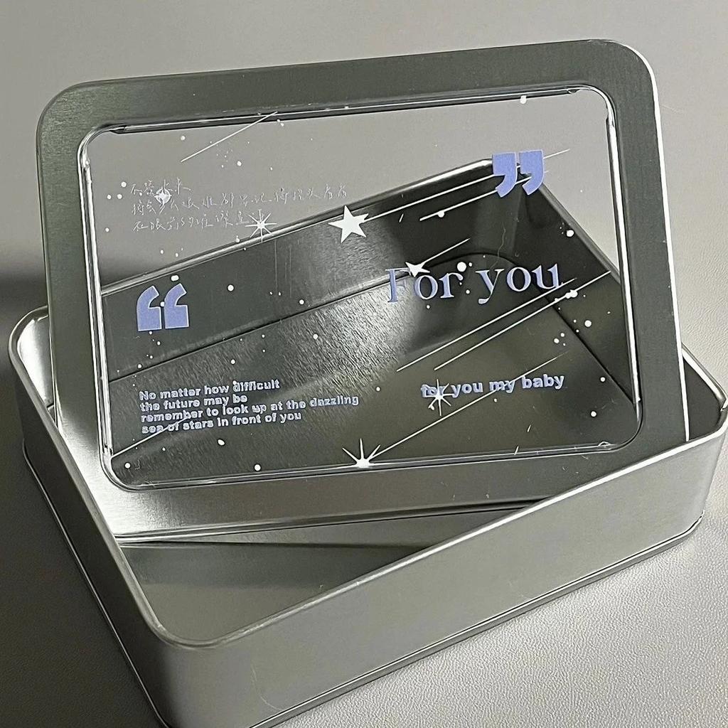 Módní Kpop Photoaced organizér Stříbrná barevná mašle Řada Psací potřeby Stolní držák Kreativní design Miniaturní úložný box