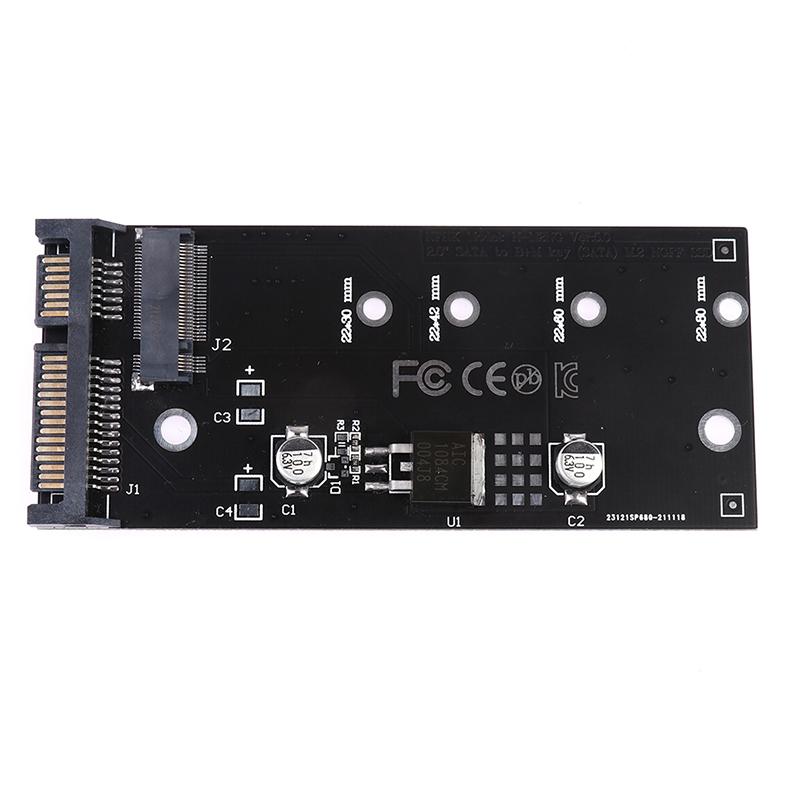 B+M key M.2 ngff ssd to m.2 sata 3 raiser m.2 to sata adapter expansion card