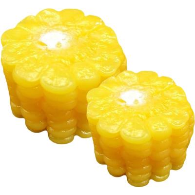 ABOOFAN Corn Sample Fake Corn Kitchen Pretend Realistic Fake Vegetable Vegetable Food Sample 2-Piece Simulation, Cut, Play, Corn, Cut, Model,
