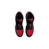 (GS) Air Jordan 1 Mid 'Black Fire Red' Kids' 554725-079