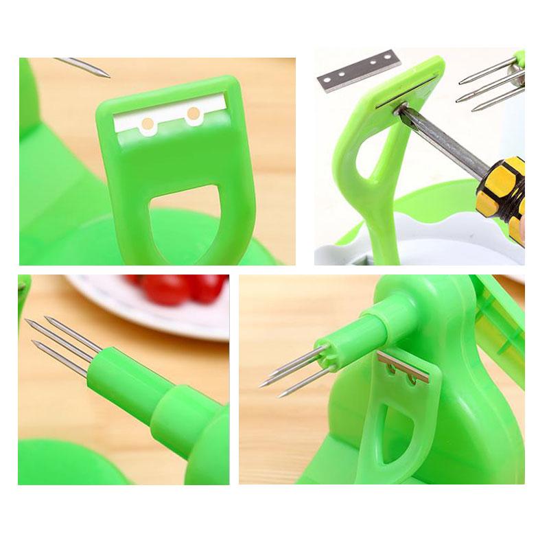 5Pcs Hand-Operated Apple Peeler Blades Replace Kit Cutter Slicer Fruit Potato