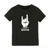 Born To Rock Kids TShirt Boys Girls Unisex Baby Clothes Cool Fashion Style Tops Children Summer Short Sleeve Graphic Tee Shirt