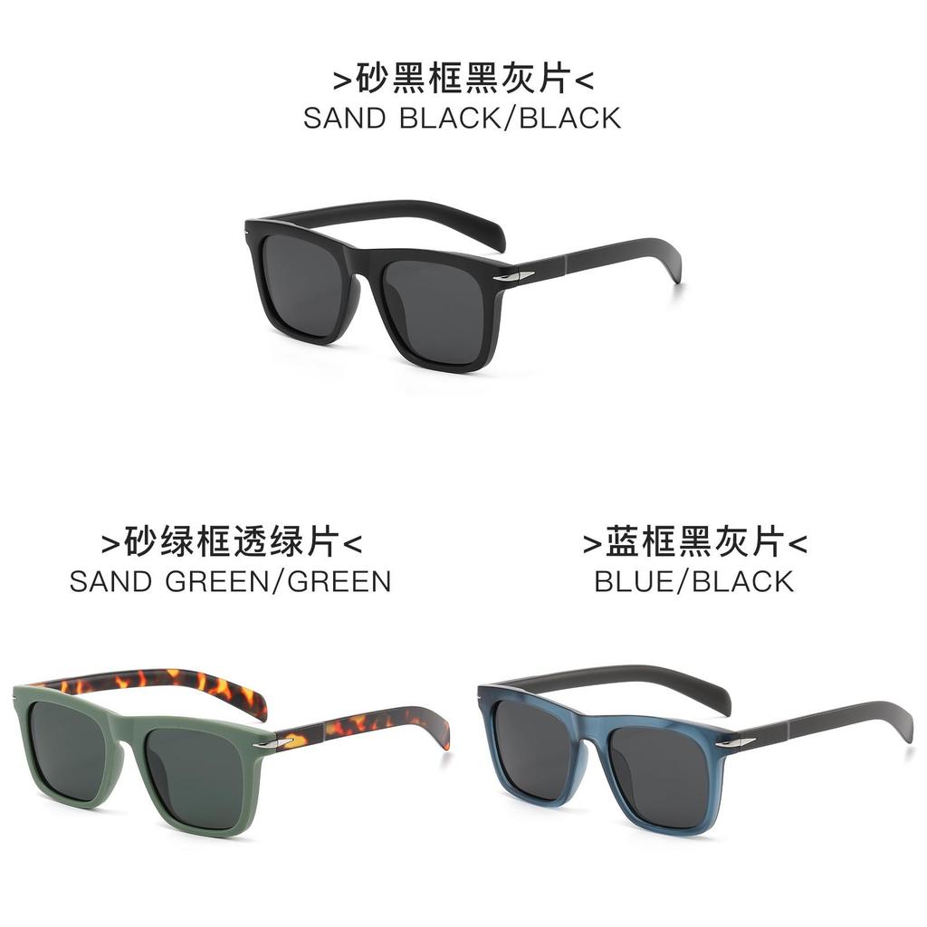 Mens Square Polarized Sunglasses With Tac Lenses For Outdoor Activities And Fashion Style