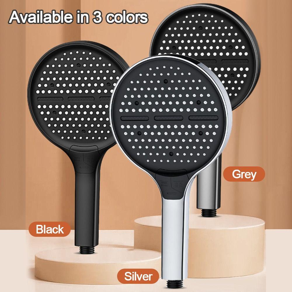 

High Pressure Shower Head 15cm Large Panel Shower Sprayer Bathroom Accessories сірий