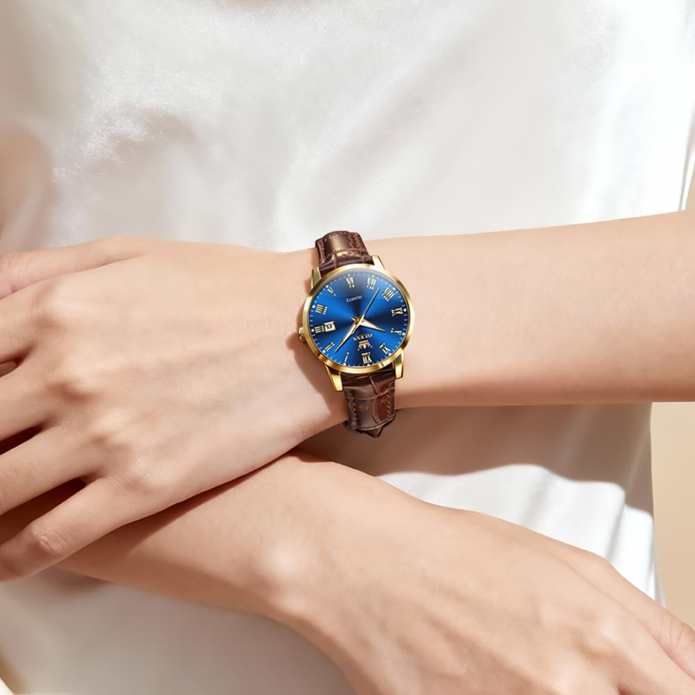 OLEVS Japanese Quartz Classic Luminous 30M Water Business Gift Watch for Women Women's Watch, Movement, Dial, Hands, Resistant, Watch, Popular,