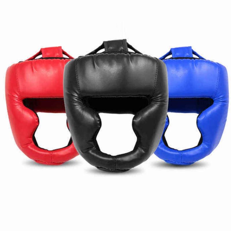 Oem Adult Children Boxing Helmet Protective Gear for Sanda Muay Thai Kickboxing Tyraining With Thickened Head Armor Cover