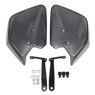 1 Pair Motorcycle Windshield Windscreen with Mounting Bracket Front Wind Deflector Fit for Tricity