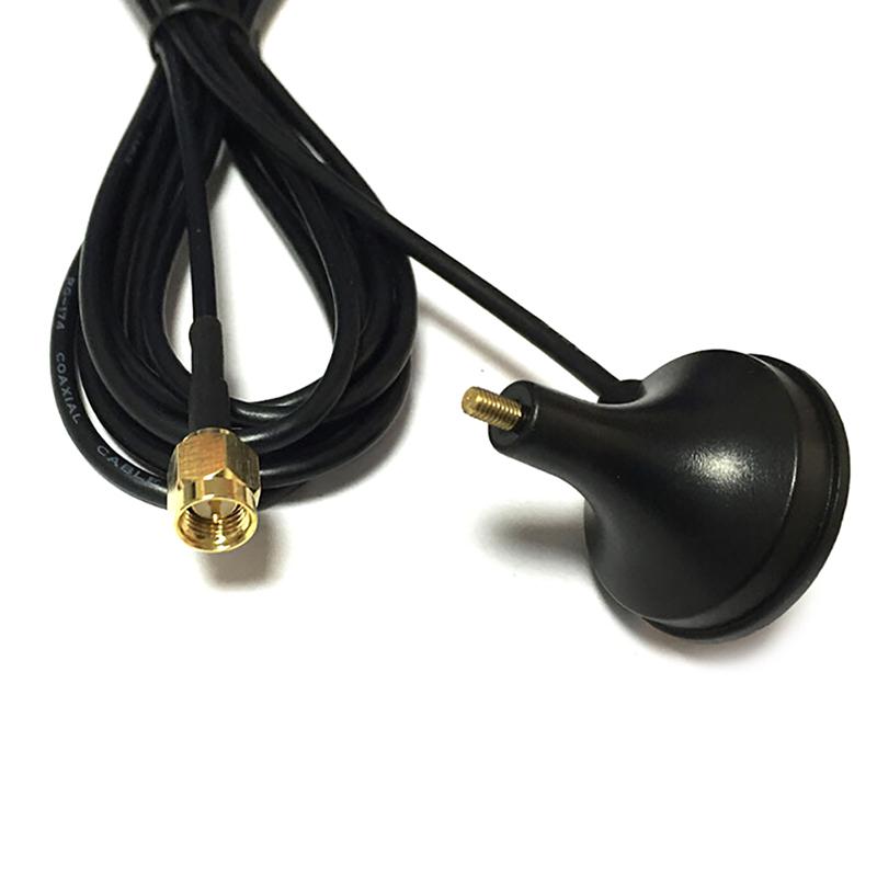 Sma Gsm Gprs 315Mhz Liten Sugekoppantenne Kabel 1.5M 3Dbi Magnetisk Base