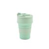 Folding Silicone Water & Coffee Cup, 350ml/500ml, Heat Resistant & Portable for Travel