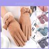Luxurious Winter Warm Thick Soft Cashmere Touch Screen Gloves For Stylish Women Ladies