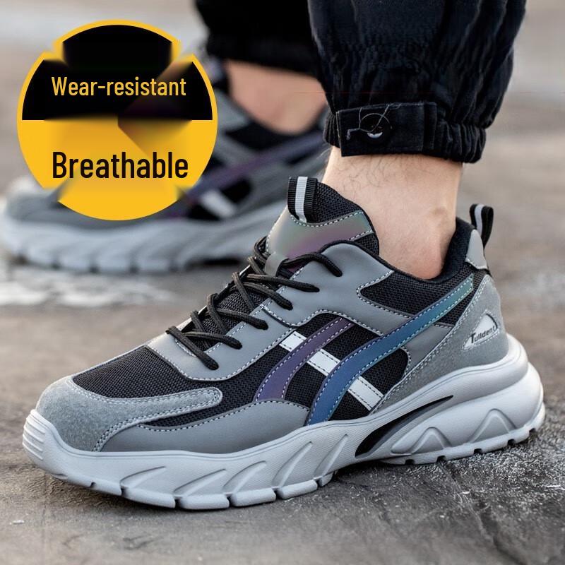 Men s 6KV Insulated Anti-Smash Puncture-Proof Safety Work Shoes 43