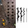 D2 9 To 18 Inch Earth Planter Spiral Auger Drill Bit Post Hole Digger Power Garden Auger Kit Spiral Drill Bit Tool Set for Metal