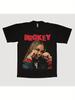 Black Cotton Funny Broke Tee Oversized Shirt with BROKEY Print Loose Fit Crew Neck Short Sleeve TShirt Casual Streetwear