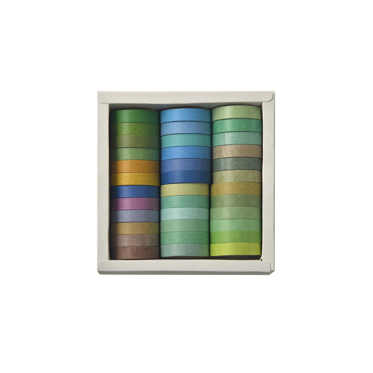 

36 рулонов/Коробка Набор однотонной васи-ленты, Набор васи-ленты для DIY, Декоративная маскировочная лента, Упаковка, Скрапбукинг, Канцелярские товары, Подарки