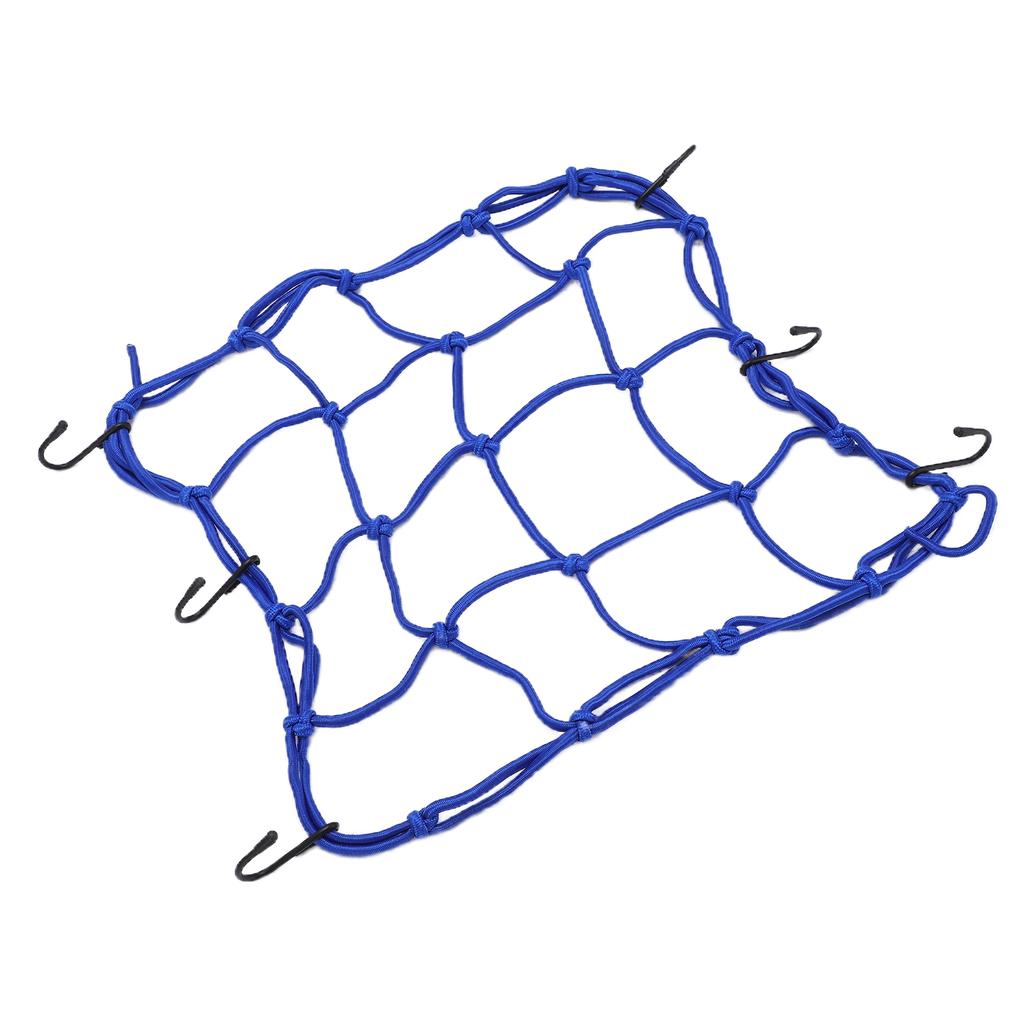 Cargo Net Nylon Tough Elastic Luggage Net with Hooks for Road Mountain Bicycles Motorcycles