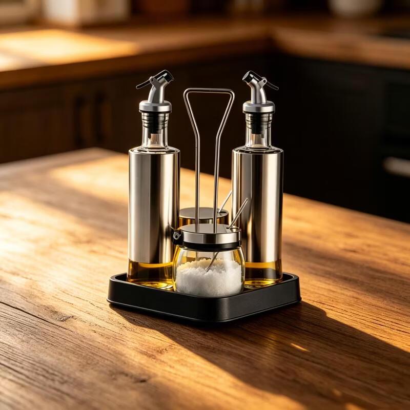 Glass Seasoning Jar Set