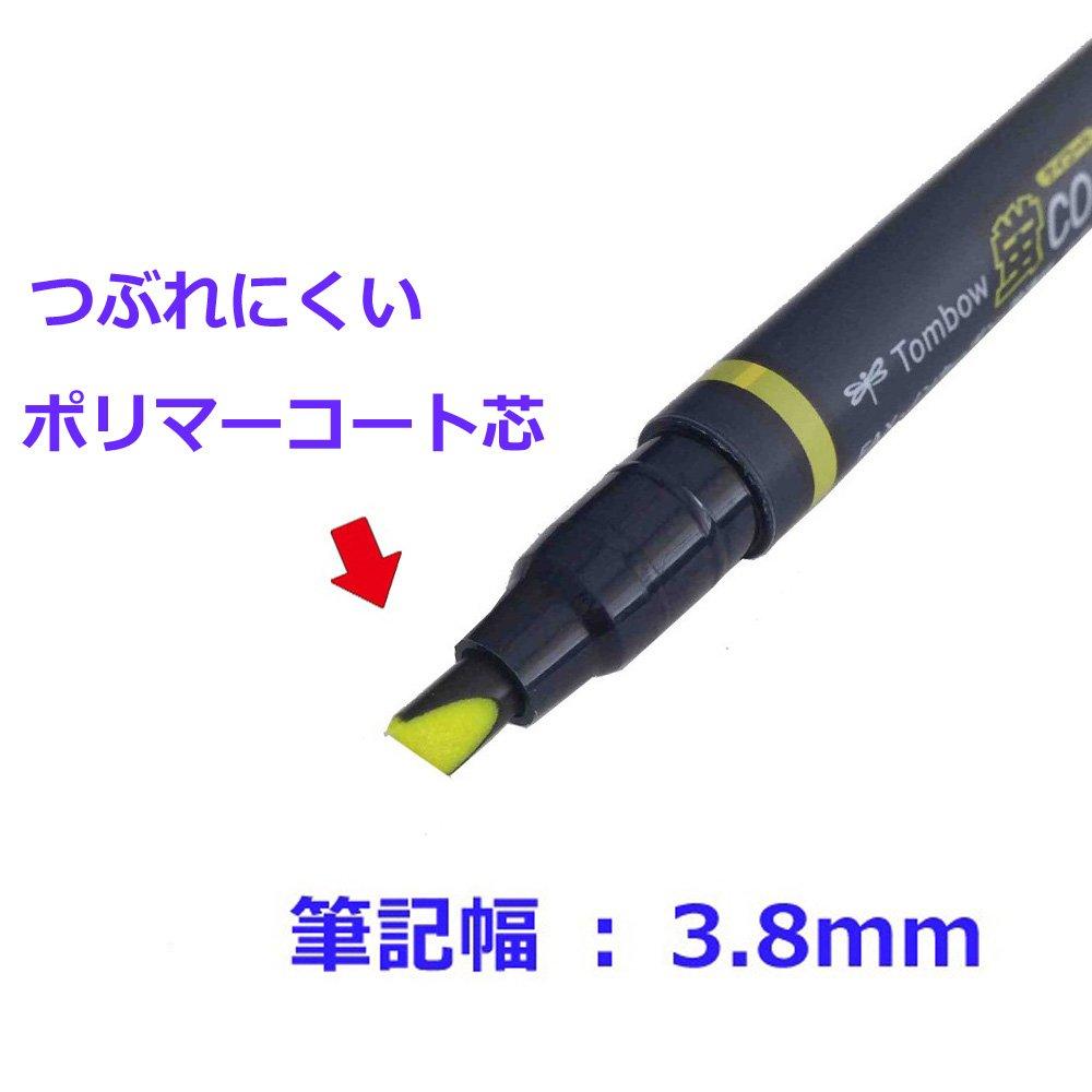 Tombow Flucoate Highlighter Fluorescent Pen WA-SC91 Yellow