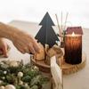 Pine Bark Effect LED Pine Bark Swing Candles Battery Operated Electric Decorative Light  Wedding