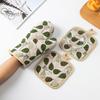 Heat Resistant Oven Mitts And Pot Holders Set Convenient Storage High Heat Resistance Up To 500 Degrees Fahrenheit Non-Slip Grip Kitchen Essential