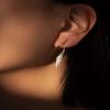 Wings Shape Ear Clips Silver Color Elf Ear Cuff Vintage Dangle Earrings  Women