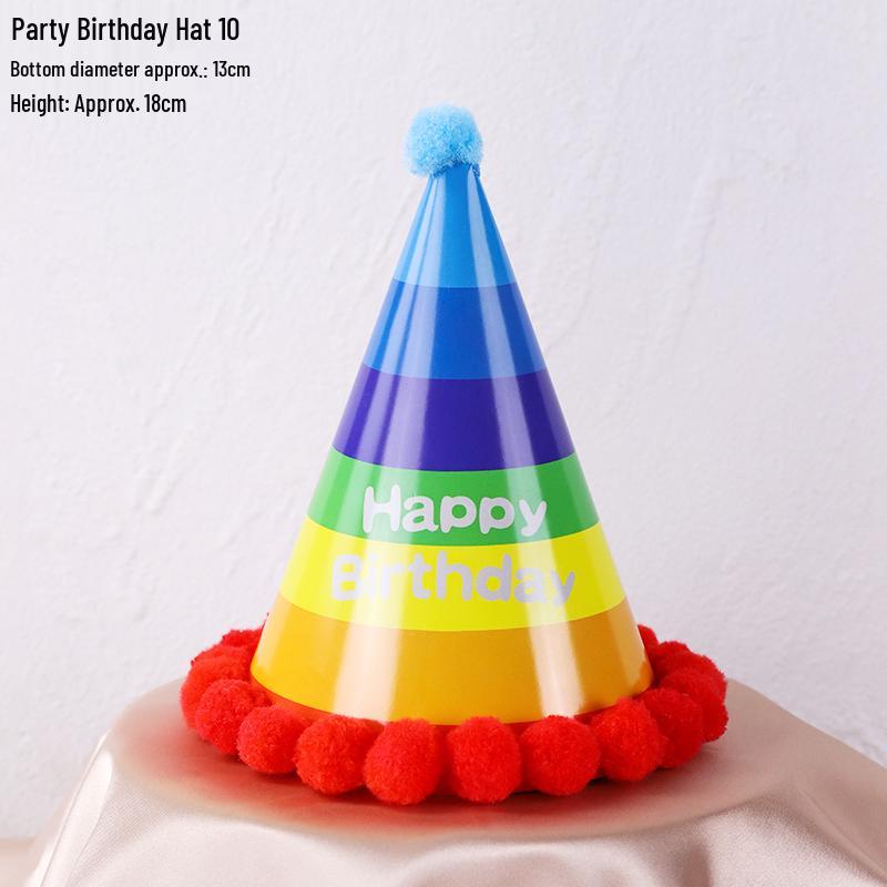 Irisierendes Diamantperlen-Geburtstags-Stirnband & Hut Party-Accessoires