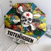 Die Toten Hosen Pattern, Automatic Folding Umbrella, Portable and Foldable Design, 8 Ribs, a Christmas or Birthday Gift.