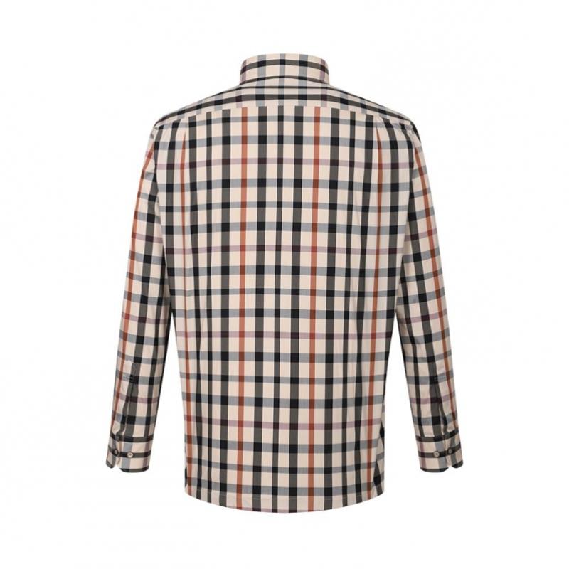 Daks Cotton Blend Stretch House Check Regular Fit Shirt Dmp1shcl141i1
