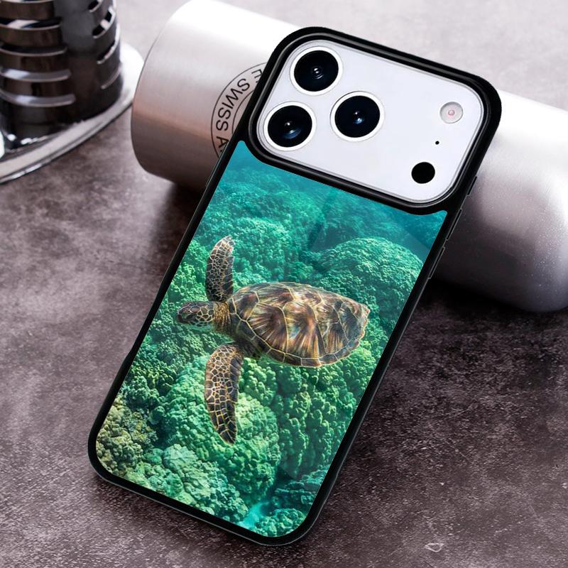 Cartoon Turtle soft Phone Case For iPhone 17 16 15 14 13 12 11 Pro Max Plus 17Air Soft Silicone Cover