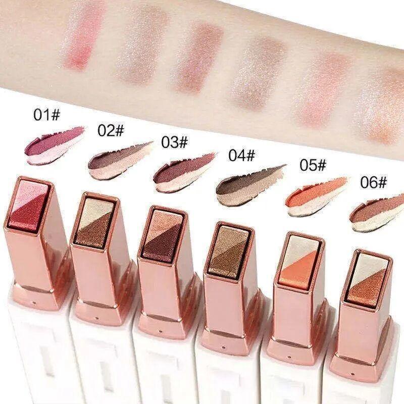 Penifen Dual-Color Gradient Lidschattenstift - Einfache, langanhaltende Anwendung