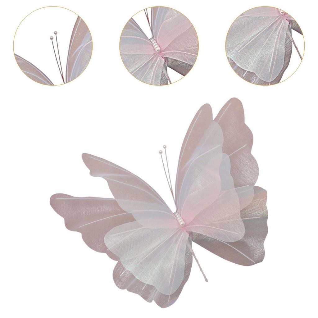 Giant Gauze Fake Butterfly Party Artificial Butterfly for Wedding Indoor DIY
