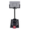 Desktop Basketball Game Aluminum Alloy Anti Slip Black Weighted Base Foldable Basketball Desktop