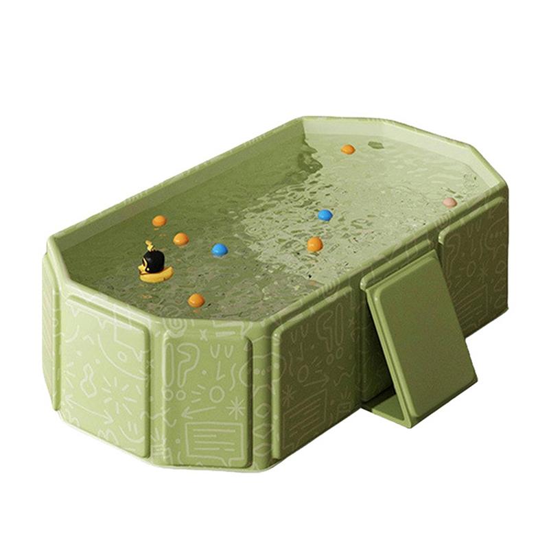 Baby Bath Tubs Folding Durable Baby Tub Portable Pvc Thicken Spa  Large Tubs With Shower Car Use Newborn Child Bathtub