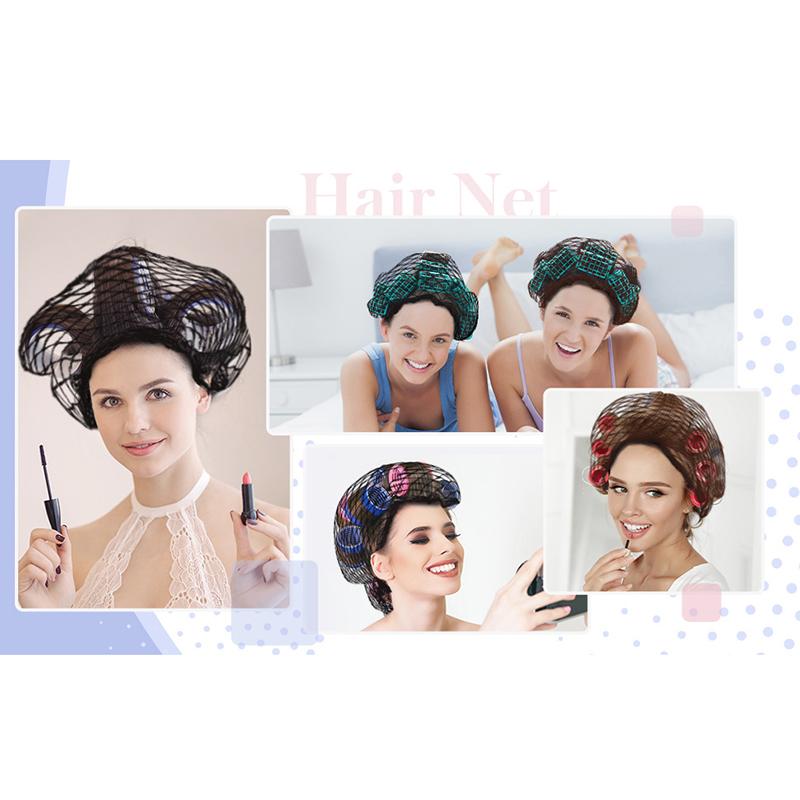 Odolná bavlněná síťka na vlasy Dobrá prodyšnost Efektivní ženy Trojúhelníková síťovina na vlasy Univerzální síťka na spaní pro dámy