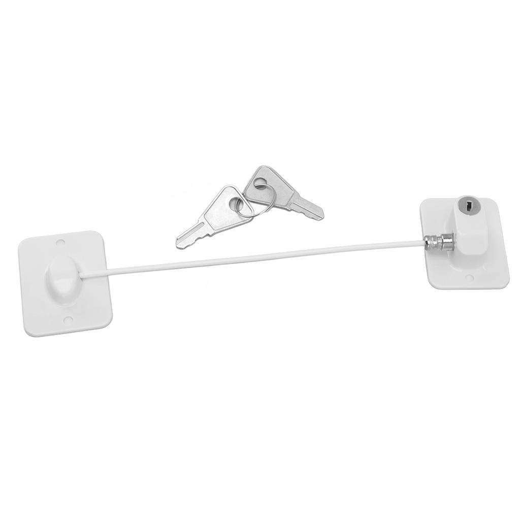 Cable Restrictor Lock Key Unlocking Window Lock Cable Restrictor Child Safety Lock for