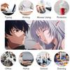Gaming Mouse Pad Large Antislip Stitched Edges Cute Silver Hair Elf Anime Girl Mat for PC Gamers and Daily Office Desk Use