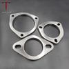Tanium 1~3.5inch Perforated Manifold Connect Gasket 2/3 Hole Bolt Flange Titanium Exhaust Pipe Flange for Cars