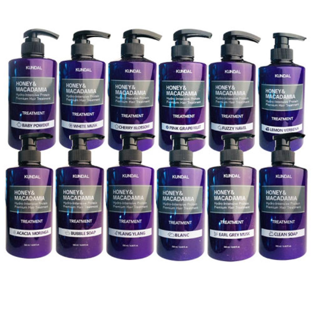 KUNDAL Protein Treatment Ylang Ylang 500ml, Korean Cosmetics with Good Fragrance
