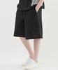 SMITHARMOR Sa Linen Length Wide Half Pants_Black