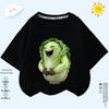 Kids' Smiling Cabbage Short Sleeve T-shirt - Fun Veggie Print, Lightweight, Unisex