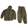 Outdoor Camouflage Suit Polyester Fiber Loose 3D Leafy Ghillie Suit for Bird Watching Hunting