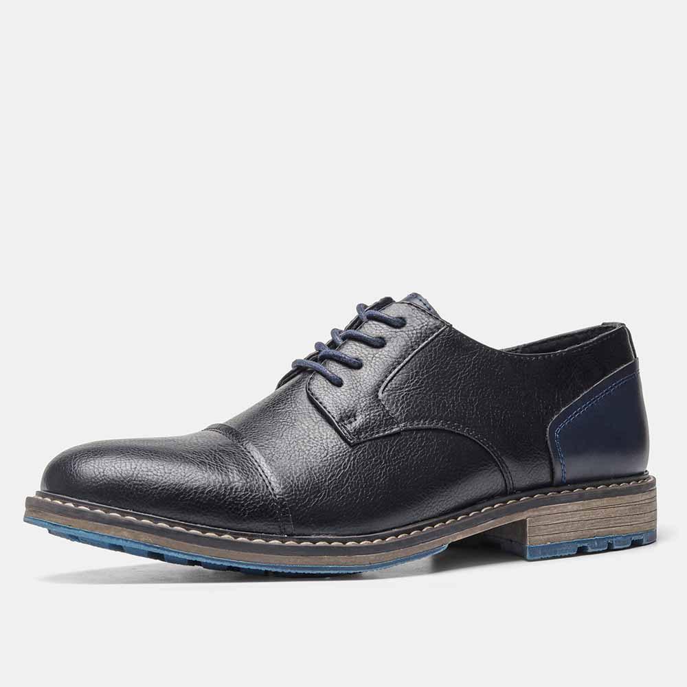 Luxury Men Oxford Shoes Lace Up Split Toe Coffee Black Formal Dress Shoes Non-slip Office Business Shoes Men Big Size 7-13