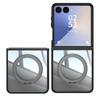 For Magsafe Magnetic Ring Holder Case for Samsung Z Flip7 Flip 6 5 Acrylic Shockproof Kickstand Back Cover for Galaxy Z Flip 7