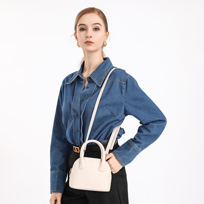 2025 New South East Asia Shrimp Skin Hot-selling Versatile Crossbody Underarm Portable PU Simple Wind Premium Sense Bag 2280₽