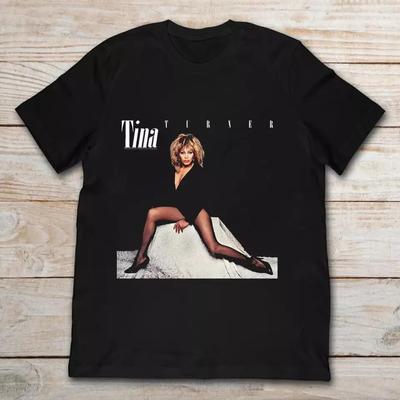 Tina Turner Private Dancer Vintage Black Tee T-shirt