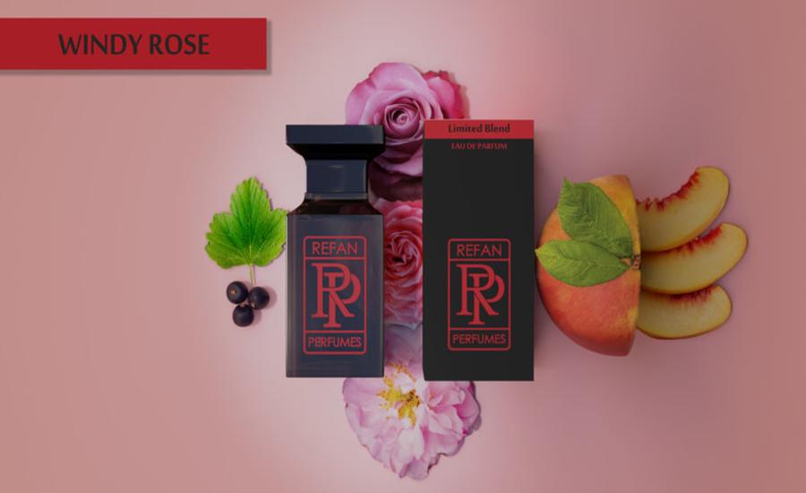 Eau de parfum WINDY ROSE di REFAN 55 ml